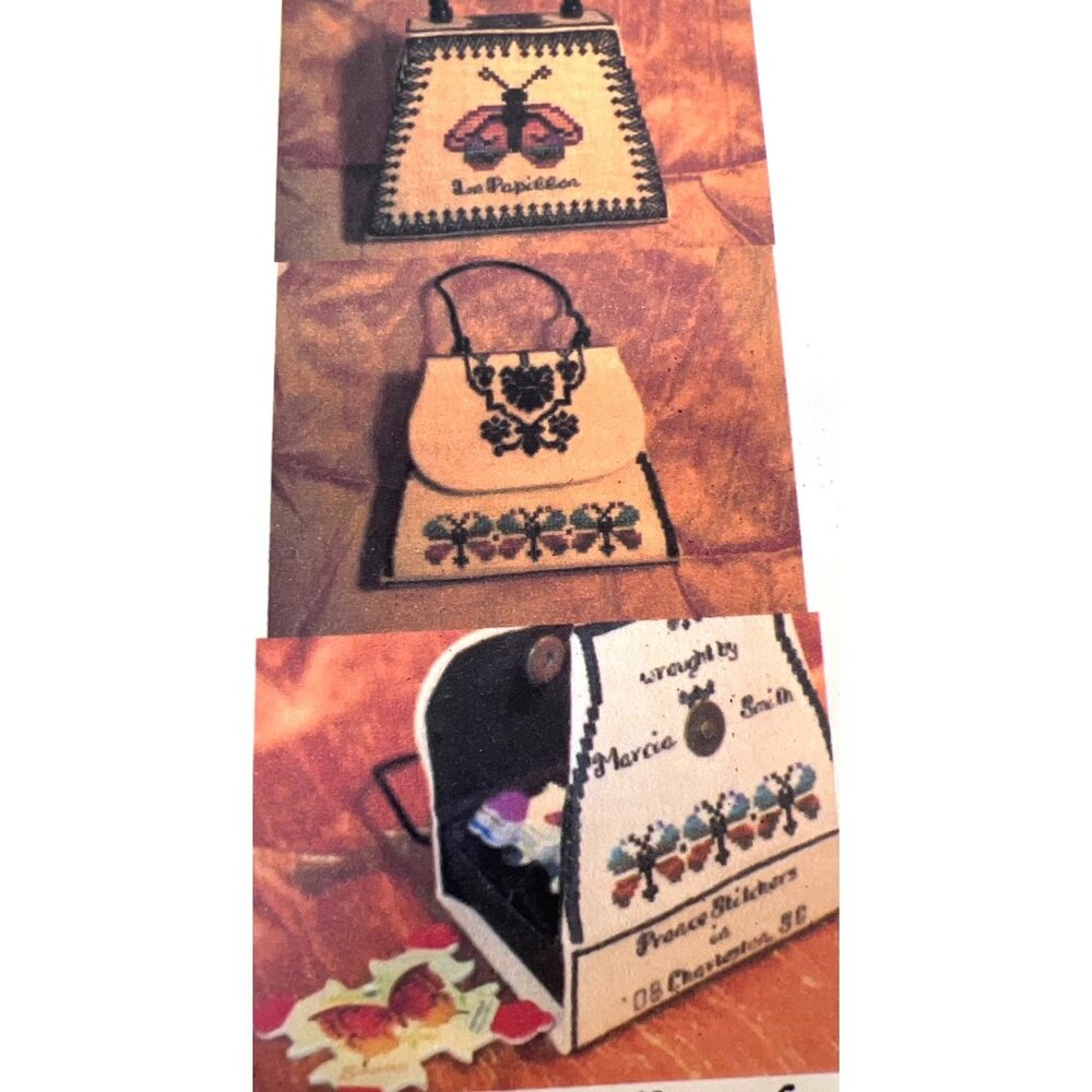 Le Papillon Pocket Cross Stitch Pattern "Celebration Of Needlework"